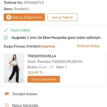 Trendyol Gel Al Noktası İade Sorunu