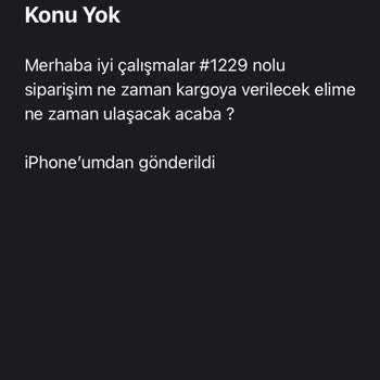 MicroGlow Ürünüm Gelmedi Param İade Edilmedi
