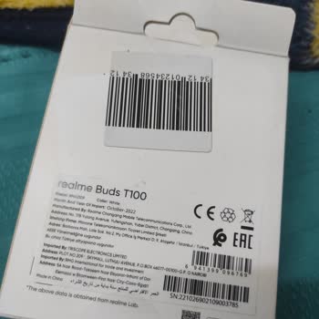 Realme Kulaklık Sol Teki Satin Alamama