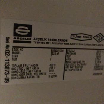 Arçelik Buzdolabı Kapı Conta Lastiği Yetkili Servisten Kusurlu Geldi