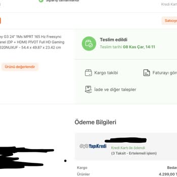 Hepsiburada Şahane Kasım Altında Fazla Ücret Alınması.
