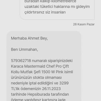 Hepsiburada Ürün Elimde Kalmadı Deyip Beni Oyalıyor