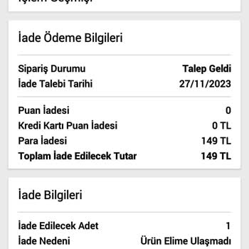 Torima Para İadesi Yapılmıyor