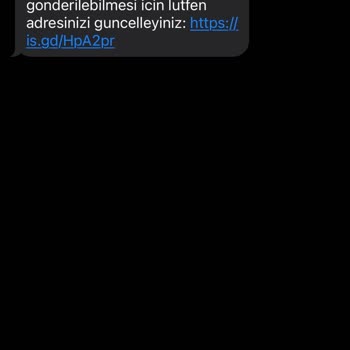 Sahte Kargo Mesajları