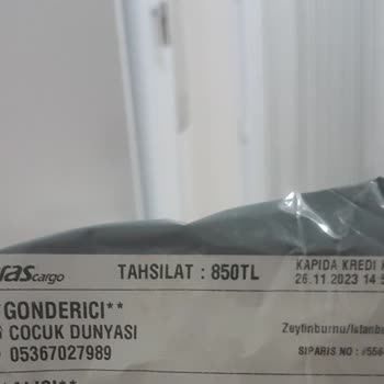 Beneklicocukgiyim (Instagram) Çocuk Dünyasında İnternet Alışverişinde Aras Kargo İle Kapıda Ödeme