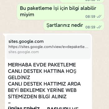 Evde Paketleme Türkiye Sahte Paketleme İşletmesi