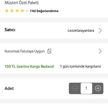 Vodafone Her Şey Yanımda Vodafone Yanımda Sipariş İptal Etmiyor