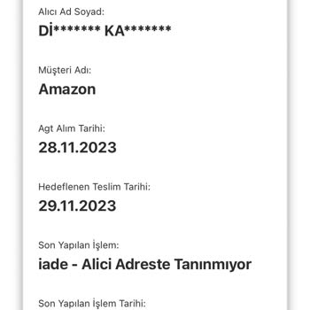 AGT Kurye Teslimat Hüsranı Ve İletişimsizlik
