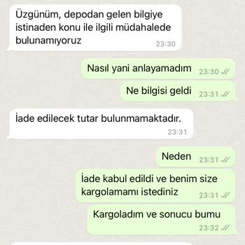 Zara İade Depoda Yok Deniliyor İki Ürünüm İçin
