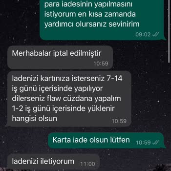 Flawwear Para İadesi Yapamıyor