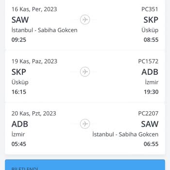 Pegasus Bilet İptal Ve İade