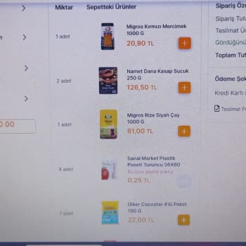 Migros Sanal Marketten Sipariş Ederken Fişinizi Kontrol Ediniz
