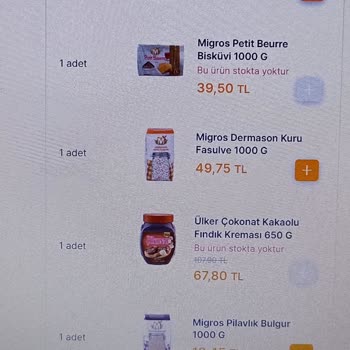 Migros Sanal Marketten Sipariş Ederken Fişinizi Kontrol Ediniz