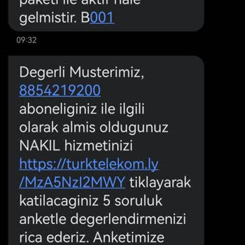 Türk Telekom Haksız Nakil Ücreti