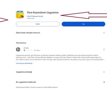 Playstore.com Para Kazan, Ödeme Yapmadı!