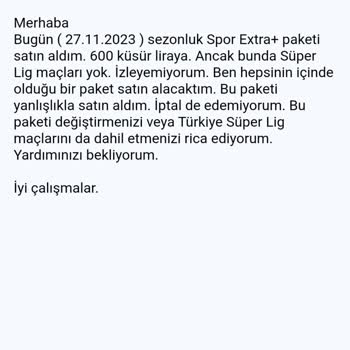 Digiturk Tod Spor Extra Paketi