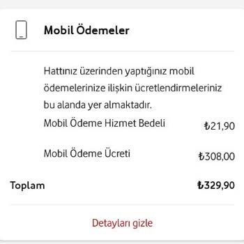 Vodafone Fatura Yüksek Gelmesi