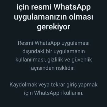 WhatsApp'ta Kendi Telefon Numaramı Kullanamıyorum