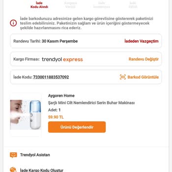 Trendyol İade Ederken Ücretin Eksik Yatırılması