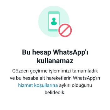 WhatsApp Numaram Spamdan Dolayı Kapatıldı