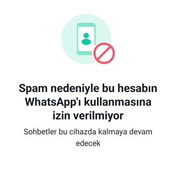 WhatsApp Numaram Spamdan Dolayı Kapatıldı