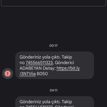 Ada Beyan Sipariş Vermediğim Halde Mesaj Geldi