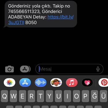 Trendyol Express Şüpheli Takip Numarası İle Gelen Mesajlar