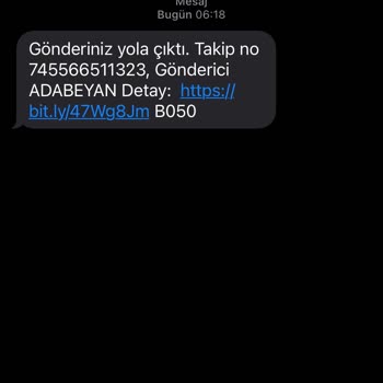 Ada Beyan Kargo Mesajı