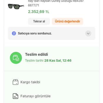 Hepsiburada Gözlük Yerine Yollanan Deterjan