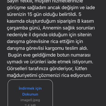 Tamer Tanca Onlineda İade Süreci 15 Günmüş İade Almıyor Muhatap Yok