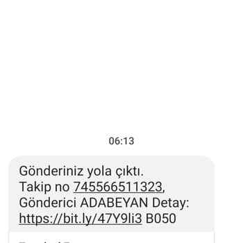 Ada Beyan Firmasından Sahte Kargo Mesajı!