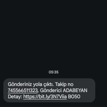 Ada Beyan Mesaj İçeriği!