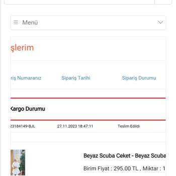 Stilzade Moda Sipariş Teslim Edilmedi