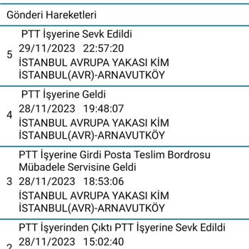 PTT Kargo Sipariş Ettiğim Ürün Gecikti