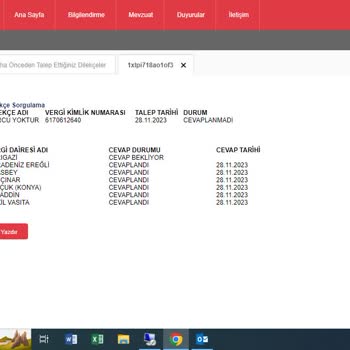 İstanbul Vergi Dairesi Başkanlığı İstanbul Sarıgazi Vd Borcu Yoktur Yazısı Cevaplamıyor