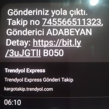 Trendyol Express Erken Saatte Gelen Toplu Mesaj Rahatsızlığı