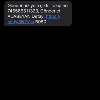 Ada Beyan'dan Gelen SMS