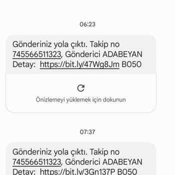 Ada Beyan Bilgim Dışında Kargo