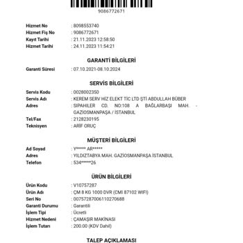 Vestel Lekelerin Çıkarılmaması Ve Kıyafetlerin Düzgün Yıkanmaması