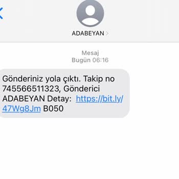 Bilgim Dışında Trendyol Express Kargodan Mesaj Gelmesi