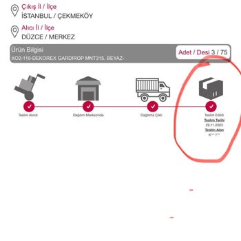 Horoz Lojistik Kargo Teslim Edilmedi