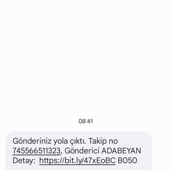Trendyol Express SMS Ada Beyan SMS