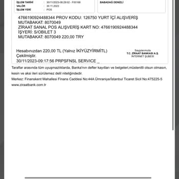 Fethiye Seyahat Obilet Paramı Çekti Ama Biletim Gözükmüyor, Obilet'e Ulaşmak İstiyorum