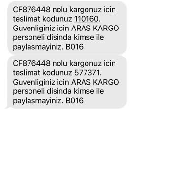 Aras Kargo Anlamsız Kargo Mesajlarına Son!