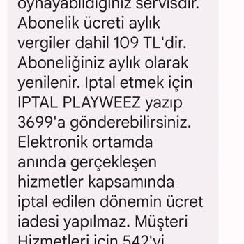 Vodafone İstem Dışı Uygulama Ödeme İadesi Yapmıyor