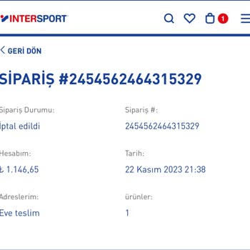 Intersport İndirimli Ürün Alırsanız Bahane Hazır