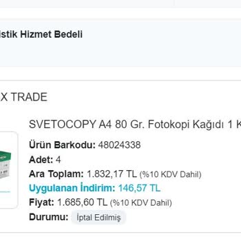 PttAVM Ürün Temin Edilemedi. 9 Gün Sonunda İptal Edildi.