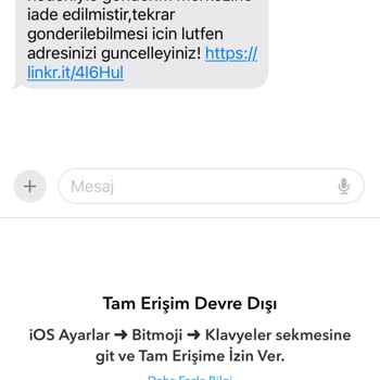 Kargo Gönderim Merkezine İade