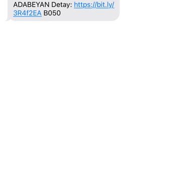 Trendyol Express Ada Beyan Kargo Mesajı
