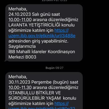 İBB'den Gelen SMS'i Almak İstemiyorum.